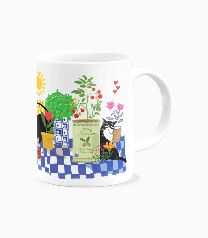 Κεραμική Κούπα Γάτες- P2611 - Image 3