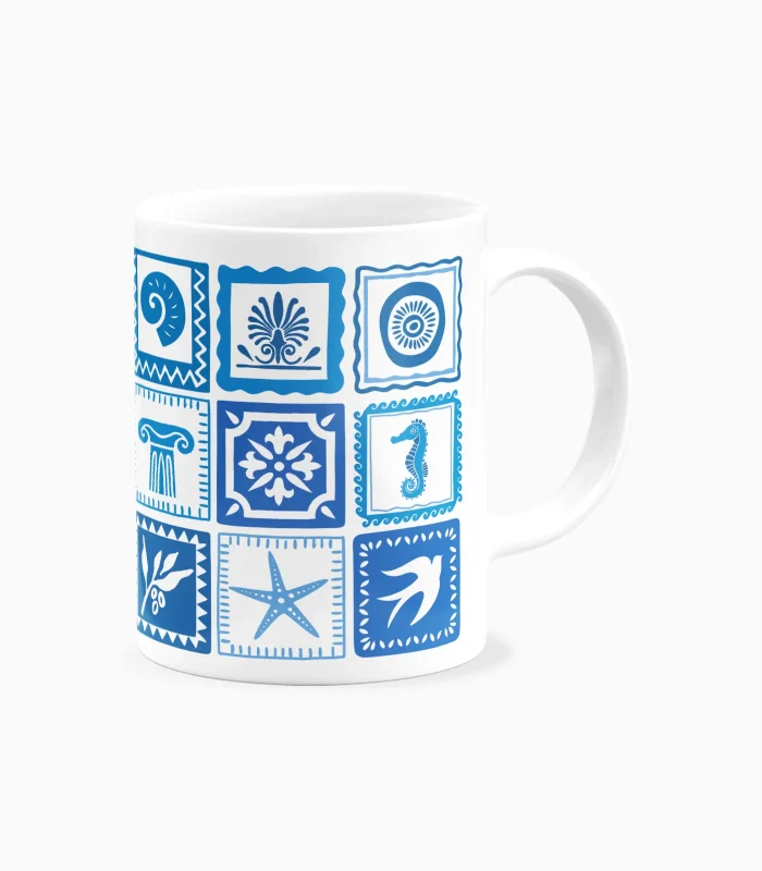 Κεραμική Κούπα Νησιά & Ελλάδα -P2612 - Image 3