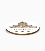 Ξύλινο Στρογγυλό Σουβέρ Folklore - P2606 - Image 2