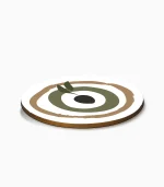 Ξύλινο Στρογγυλό Σουβέρ Ελιά - P2613.03 - Image 2