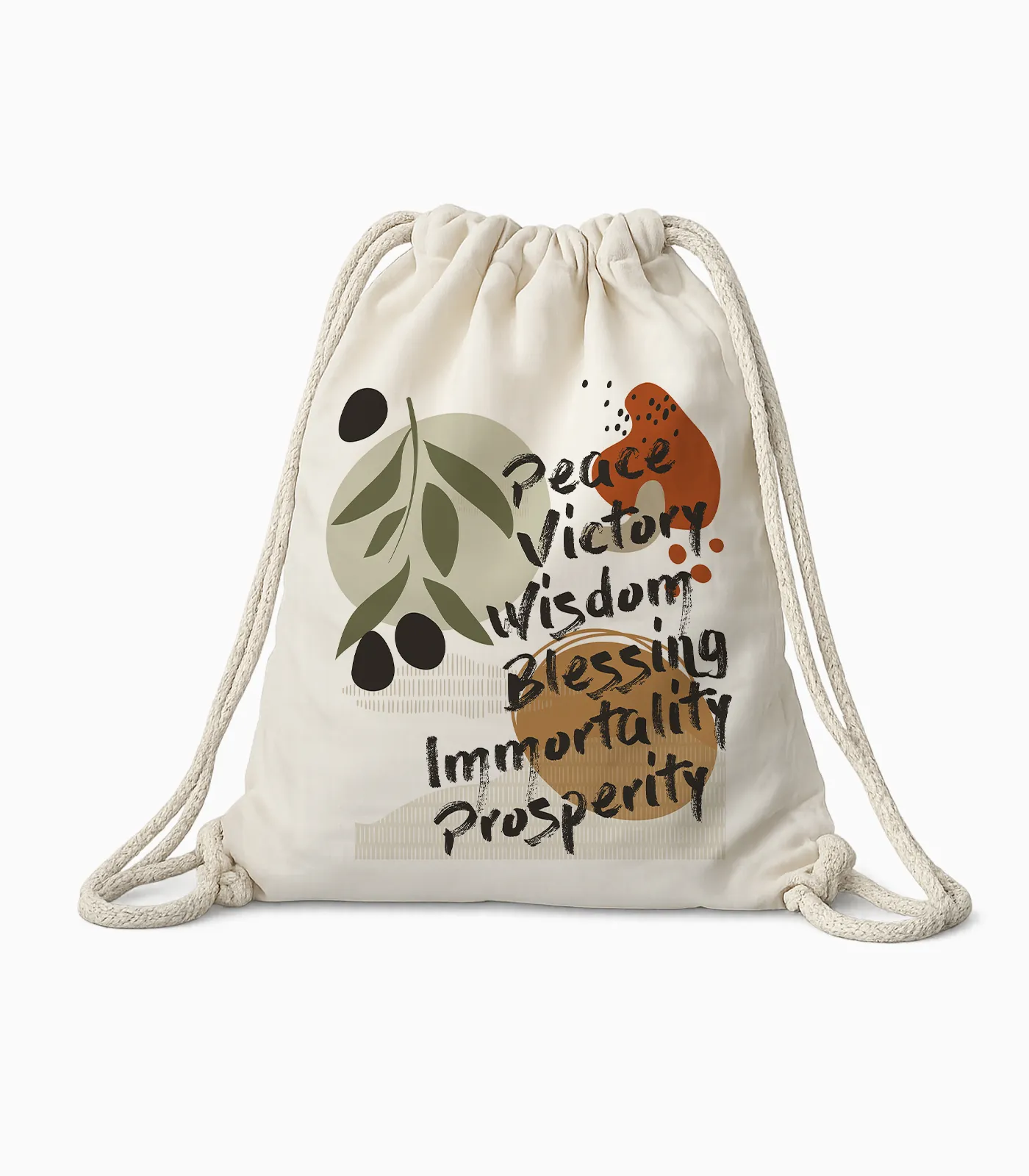 lini_tsanta_platis_souvenir_printia_elia_P2613.01 Λινή Τσάντα Πλάτης Ελιά - P2613.01 - Image 1