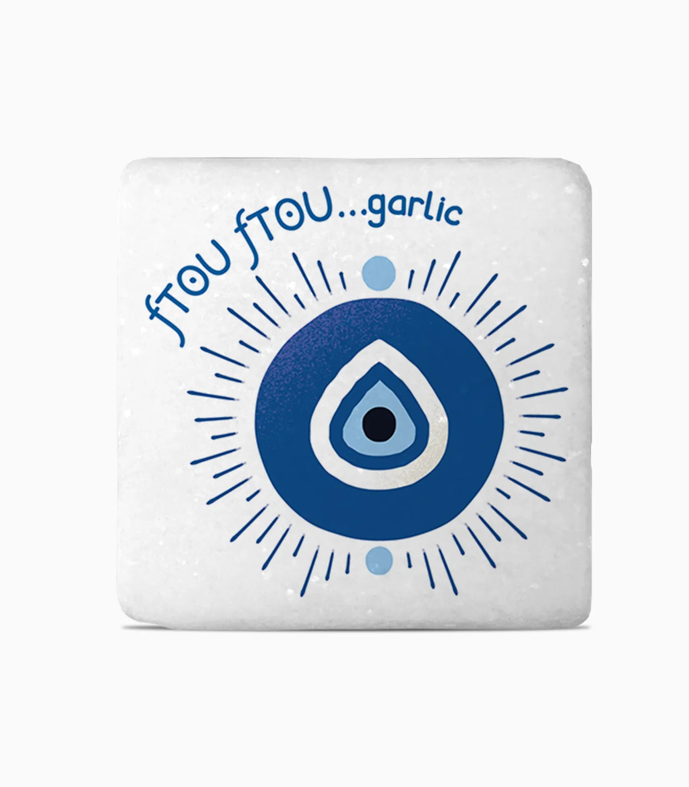 marmarino_souber_10x10cm_souvenir_printia_nisia_ellada_P2612.03 Μαρμάρινο Σουβέρ 10x10 Νησιά & Ελλάδα - P2612.03 - Image 1