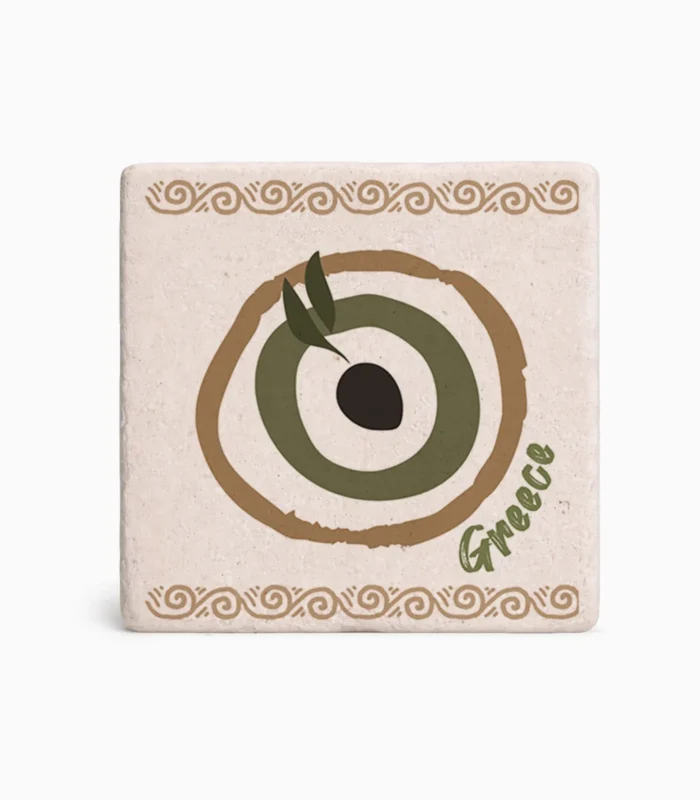 Μαγνητάκι ελληνικού σουβενίρ με μεσογειακή έμπνευση και παραδοσιακό χαρακτήρα
