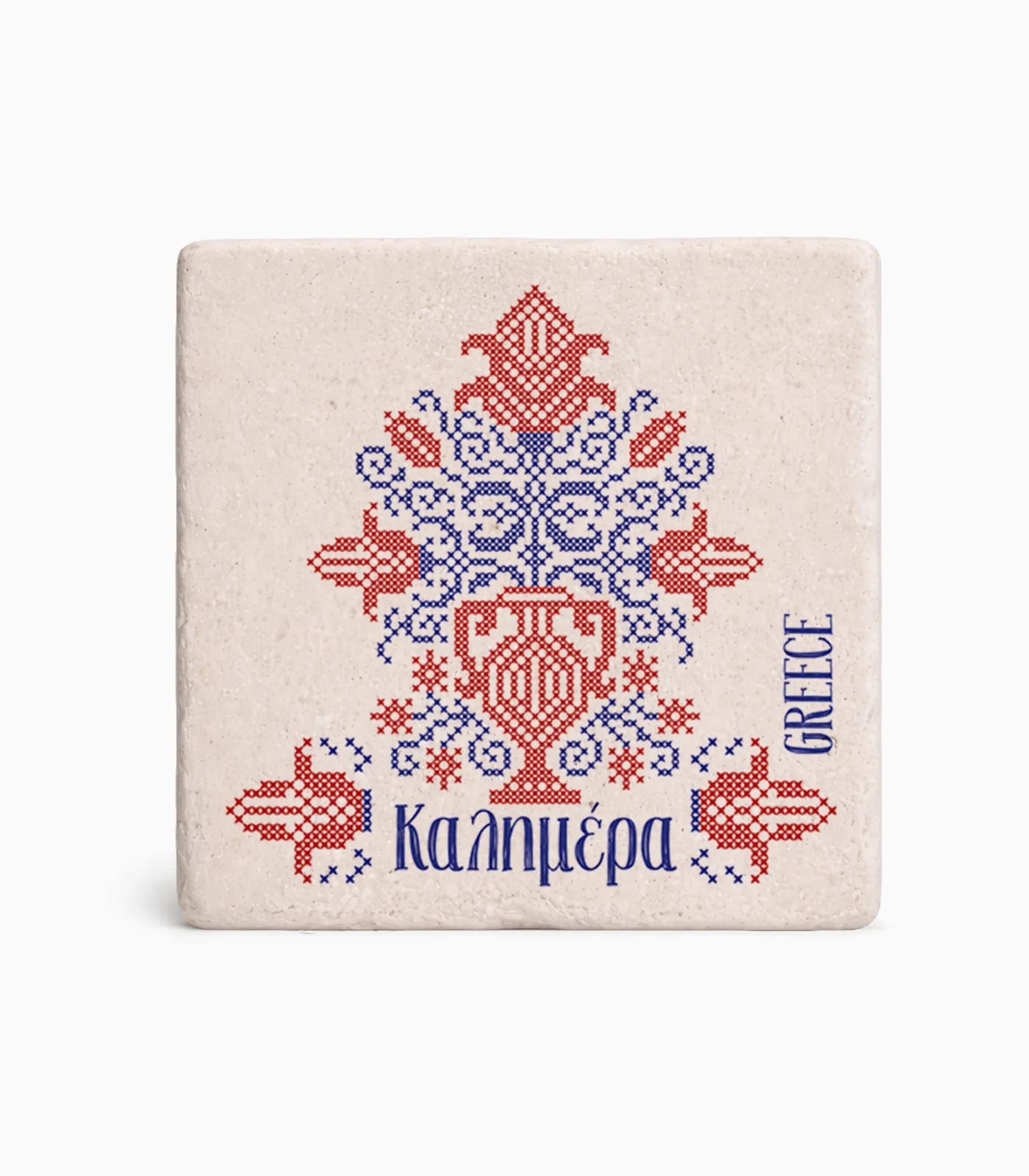 petrino_tetragono_souber_souvenir_printia_folklore_P2605 Σουβέρ Φυσική Πέτρα Folklore - P2605 - Image 1