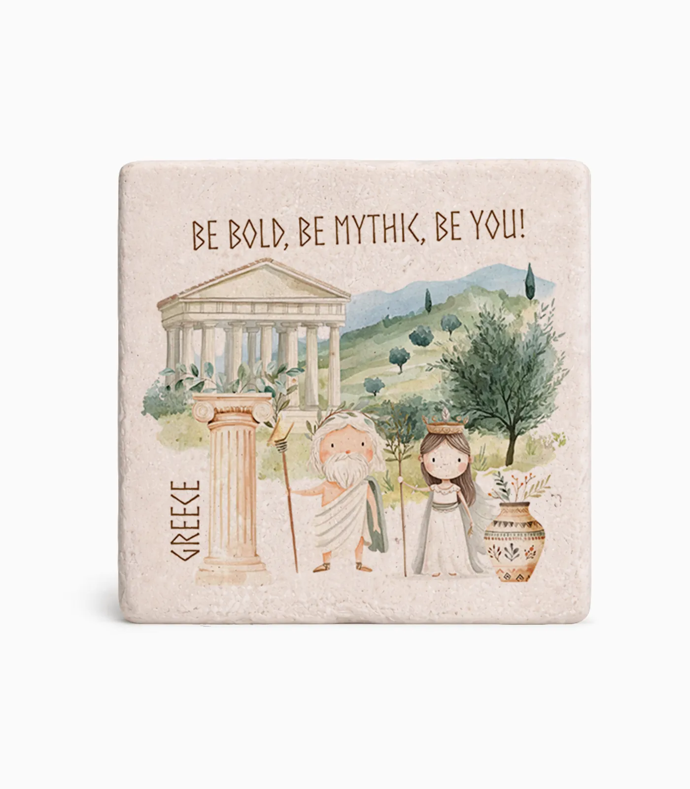 petrino_tetragono_souber_souvenir_printia_theoi_tou_olumpou_P2610.17 Μαγνητάκι ελληνικού σουβενίρ εμπνευσμένο από την αρχαία ελληνική μυθολογία