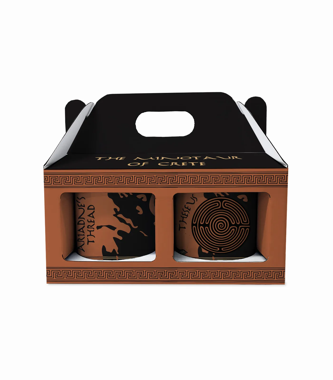 set_dorou_me_duo_koupes_km10_printia_souvenir_thiseas_minotauros_P2614_01 Σετ Δώρου Με Δύο Κούπες Θησέας Μινώταυρος - P2614 - Image 1